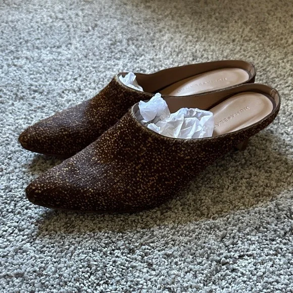 Huma Blanco Dorothy Dotted Pony Hair Mules - Picture 5 of 7